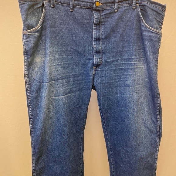WRANGLER 48x30 Men’s Jeans (Inseam 28”) Whiskered - Picture 4 of 7